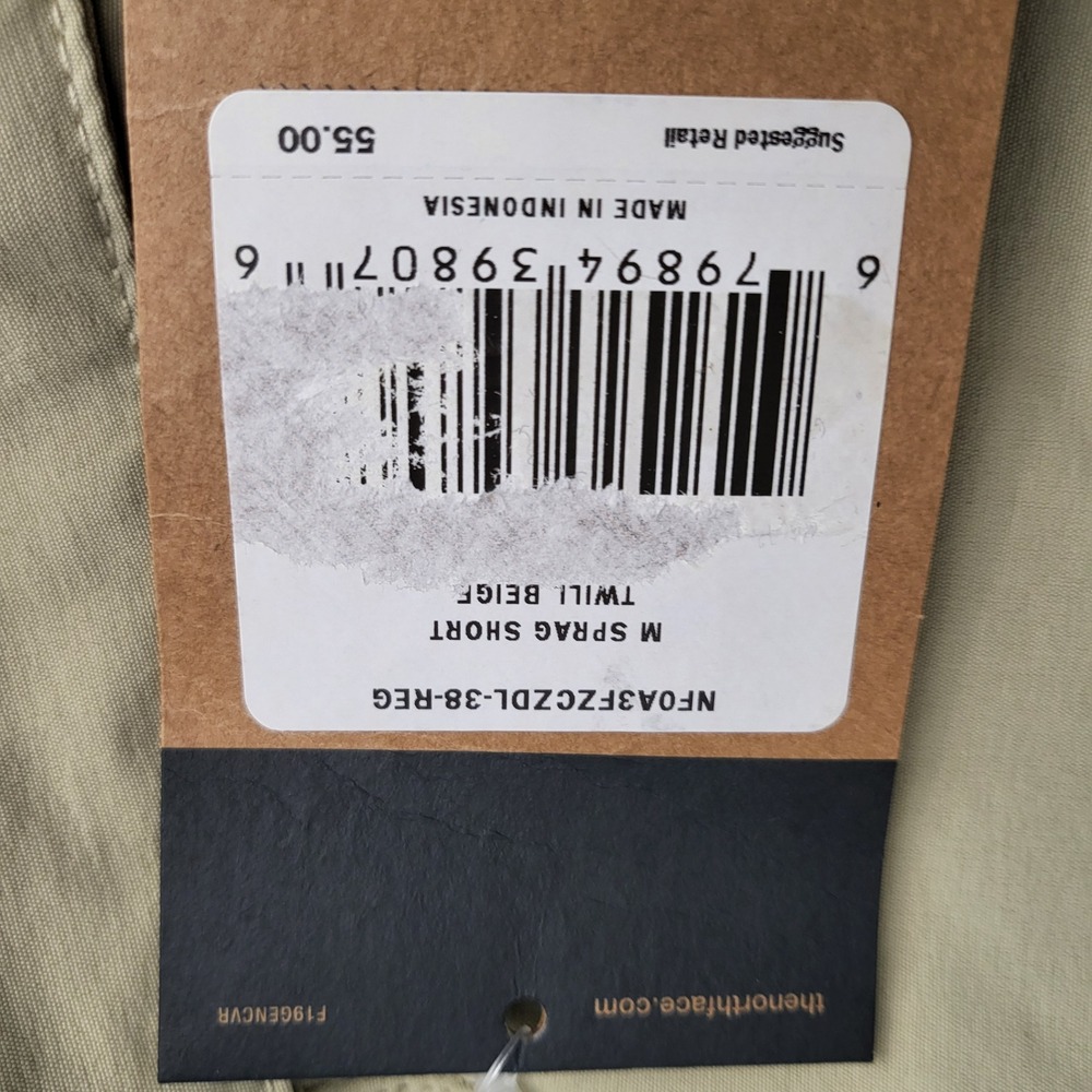 The North Face Mens Sprag Twill Beige Shorts 38R‎ Outdoor Casual - Picture 4 of 9